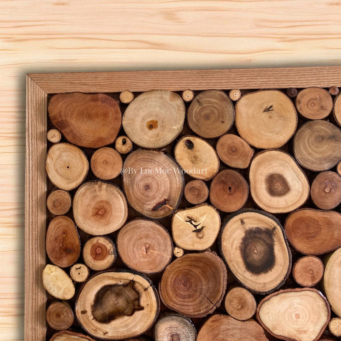 Nature’s Frame of Harmony – Eco-Friendly Wooden Wall Art – The Best Gift for Housewarming & Families
