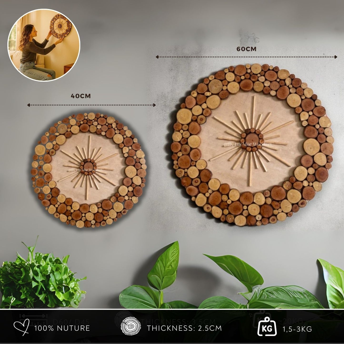 You Are My Sunshine – Sustainably Made Wooden Wall Art – A Unique Gift for Loved Ones