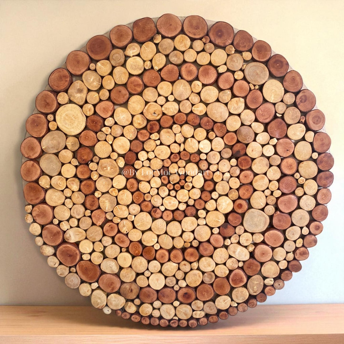 Spiral of Life – Handcrafted from Recycled Wood Wall Art – Gift for Friends & Families