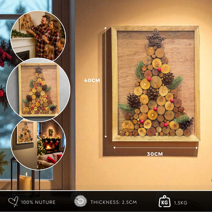 Christmas Tree - Wooden Wall Art - Christmas Gift For Mom, Dad, Sisters, Brothers