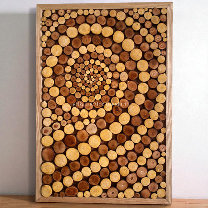 Energy in Every Circle – Eco-Friendly Tornado Wooden Wall Art – The Best Gift for Home Lovers