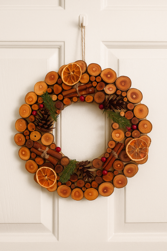 Christmas Wreath - Wooden Wall Art - Christmas Gift For Mom, Dad, Brothers, Sisters, Friends
