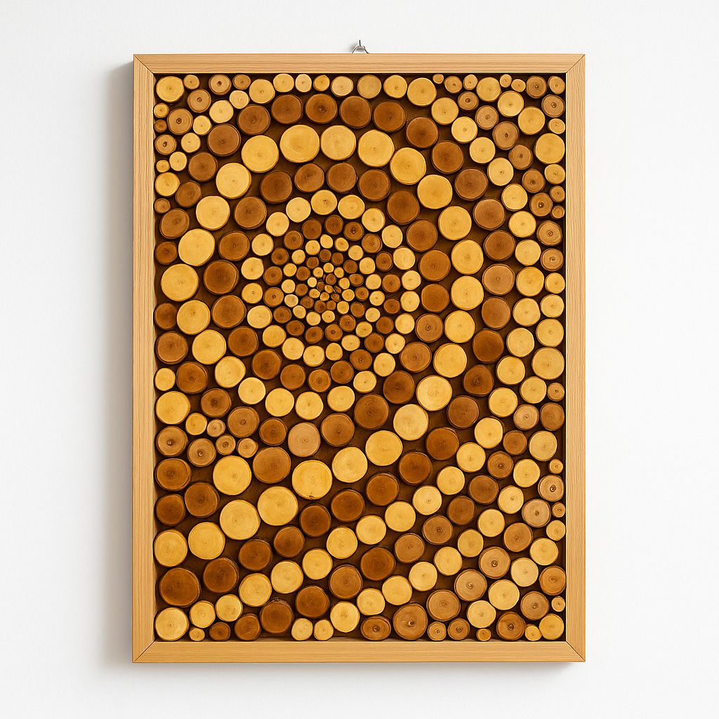 Energy in Every Circle – Eco-Friendly Tornado Wooden Wall Art – The Best Gift for Home Lovers
