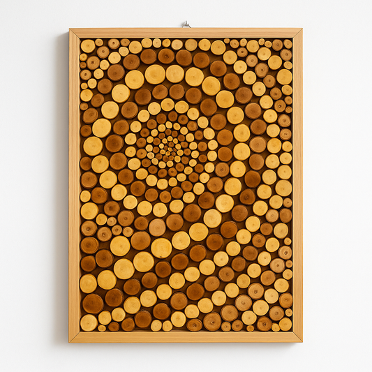 Energy in Every Circle – Eco-Friendly Tornado Wooden Wall Art – The Best Gift for Home Lovers