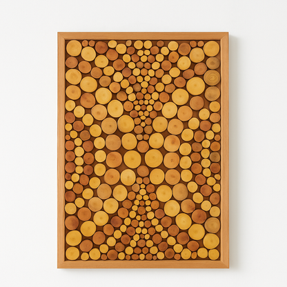 Balanced by Nature– Eco-Friendly Wooden Wall Art – The Best Gift for Home Lovers