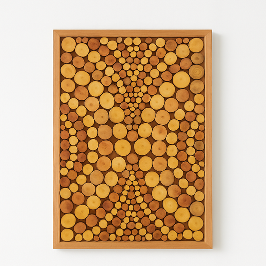 Balanced by Nature– Eco-Friendly Wooden Wall Art – The Best Gift for Home Lovers