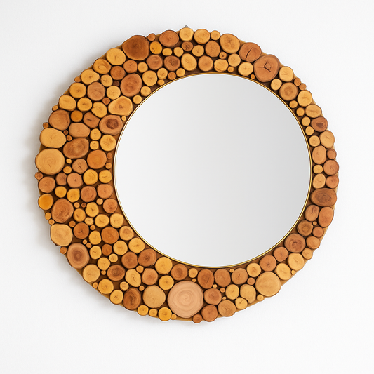 Beauty Beyond Perfection – Handcrafted from Recycled Wood Mirror – A Unique Gift for Families & Friends