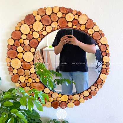 Beauty Beyond Perfection – Handcrafted from Recycled Wood Mirror – A Unique Gift for Families & Friends