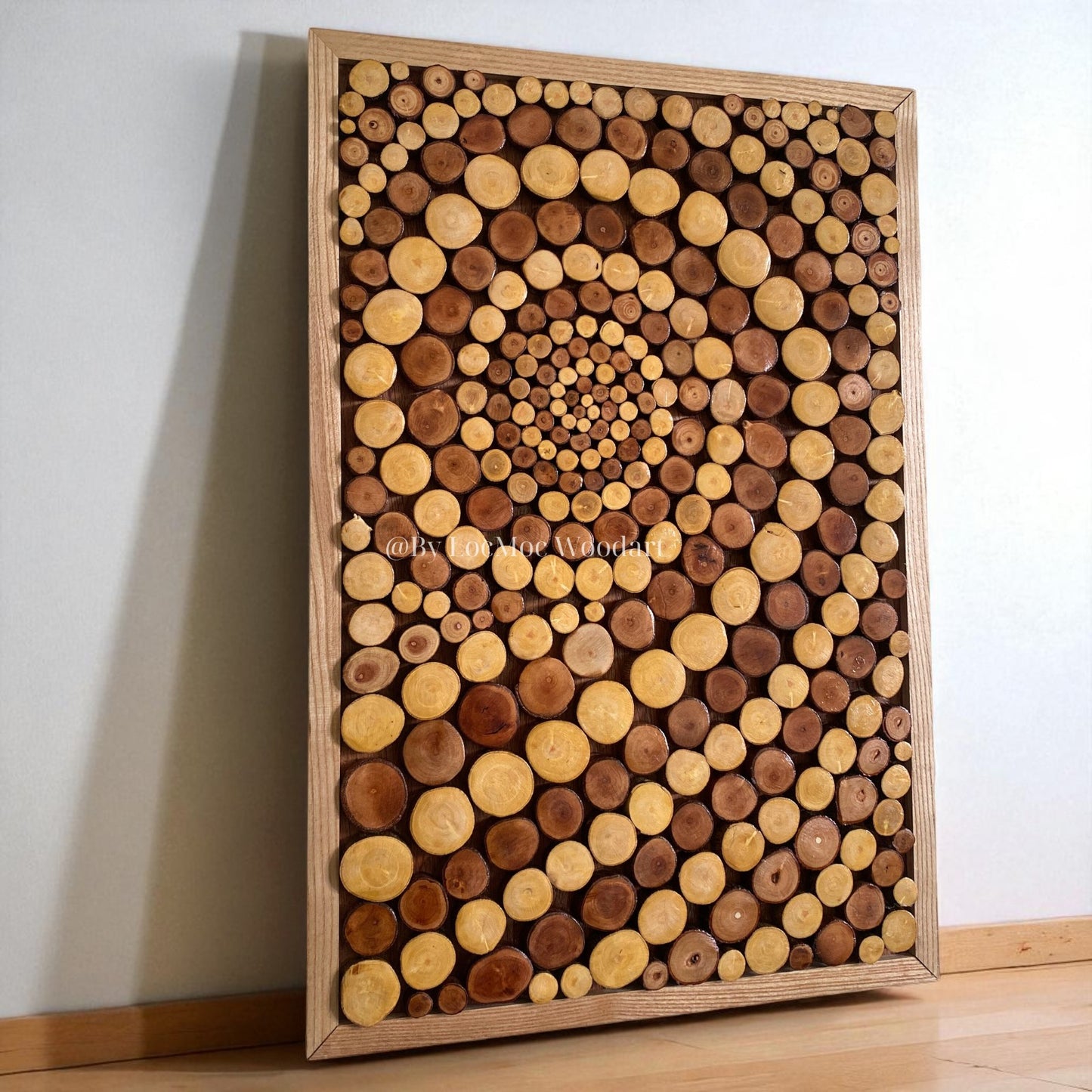 Energy in Every Circle – Eco-Friendly Tornado Wooden Wall Art – The Best Gift for Home Lovers