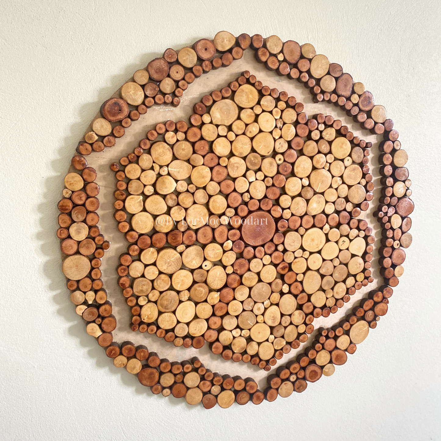 Hexagram Wood Wall Art