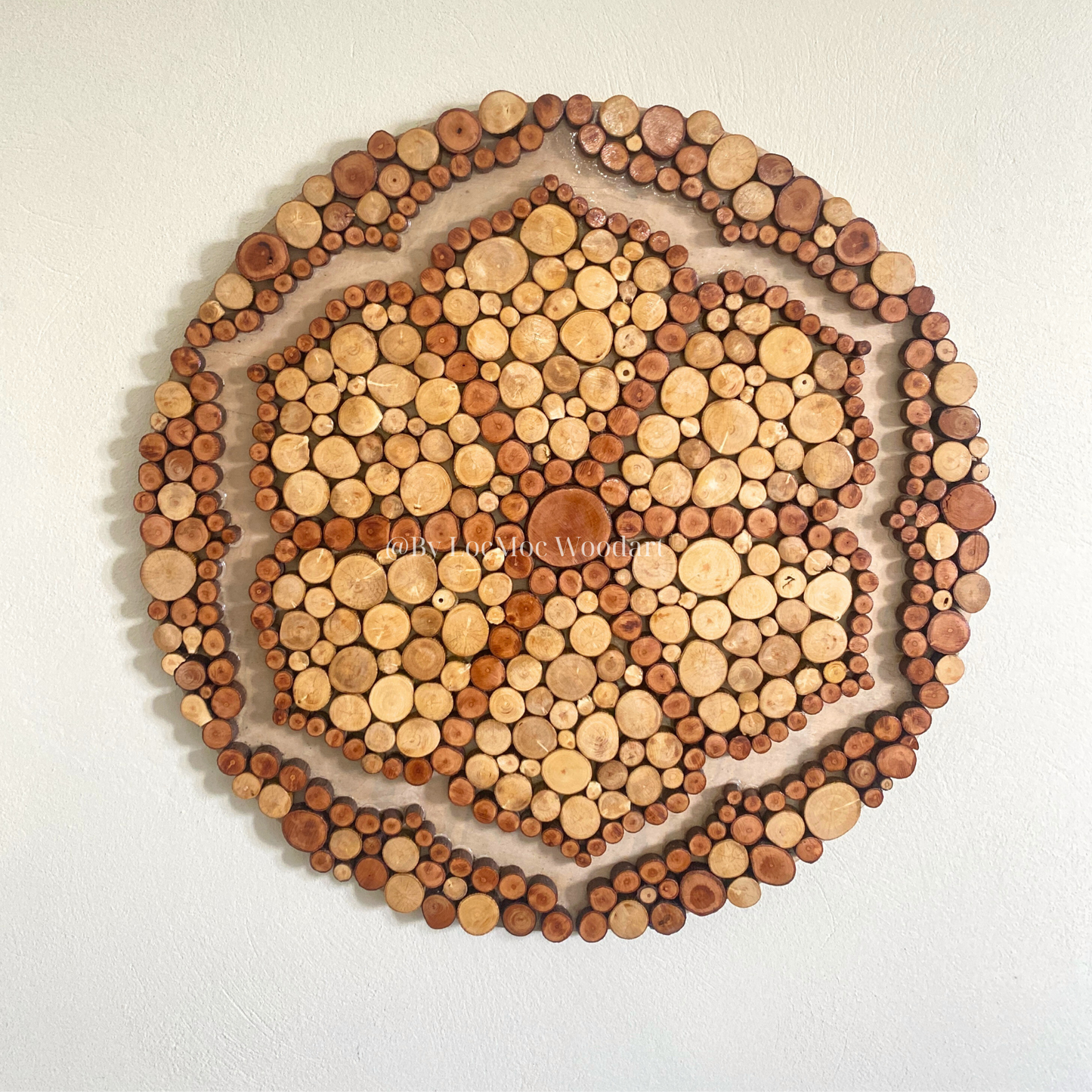 Hexagram Wood Wall Art