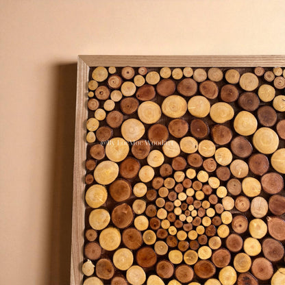 Energy in Every Circle – Eco-Friendly Tornado Wooden Wall Art – The Best Gift for Home Lovers