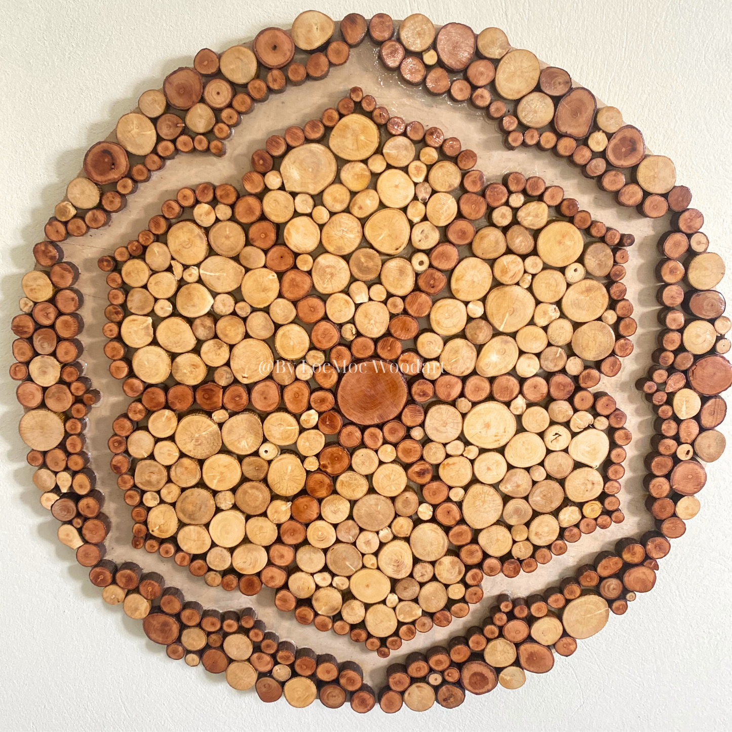 Hexagram Wood Wall Art