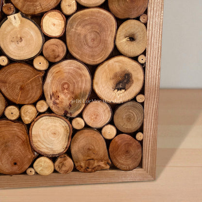 Nature’s Frame of Harmony – Eco-Friendly Wooden Wall Art – The Best Gift for Housewarming & Families