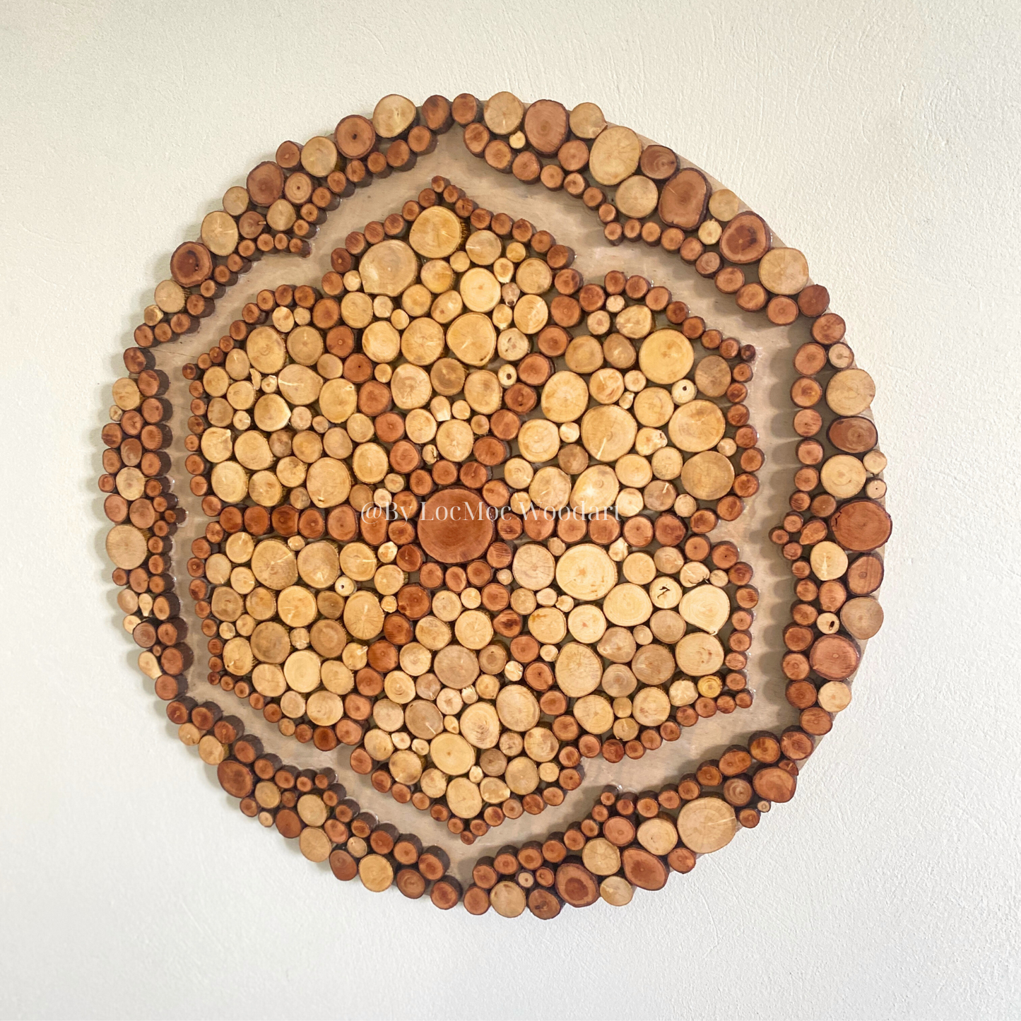 Hexagram Wood Wall Art