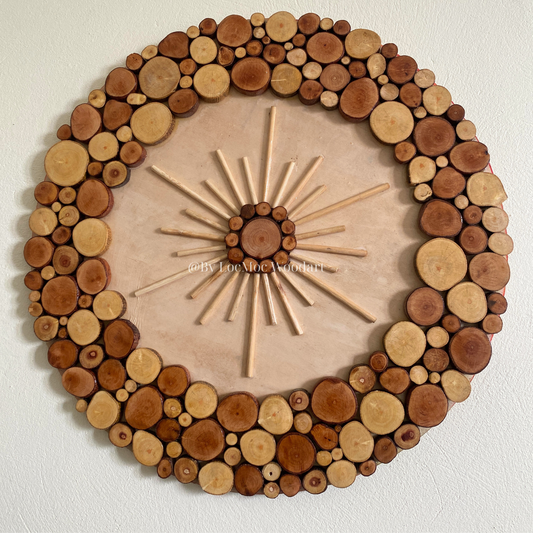 Sun Wooden Wall Art