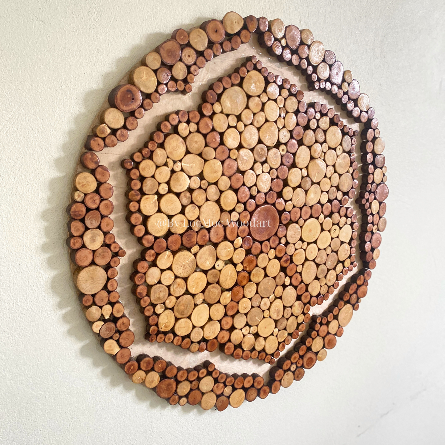 Hexagram Wood Wall Art