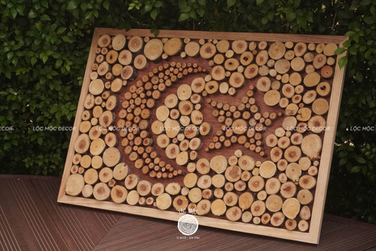 Moon and Stars Wooden Wall Art