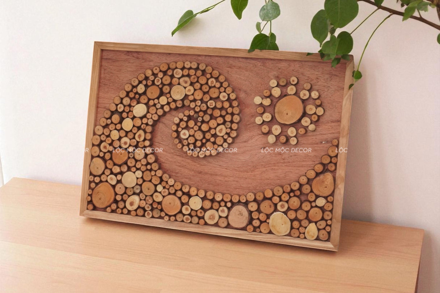 Ocean Wave And The Sun - Wooden Wall Art - Gift For Beach, Nature Lovers