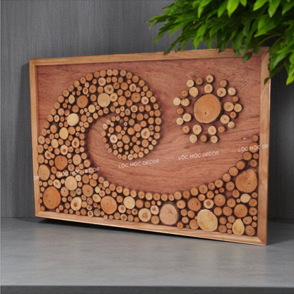 Ocean Wave And The Sun - Wooden Wall Art - Gift For Beach, Nature Lovers
