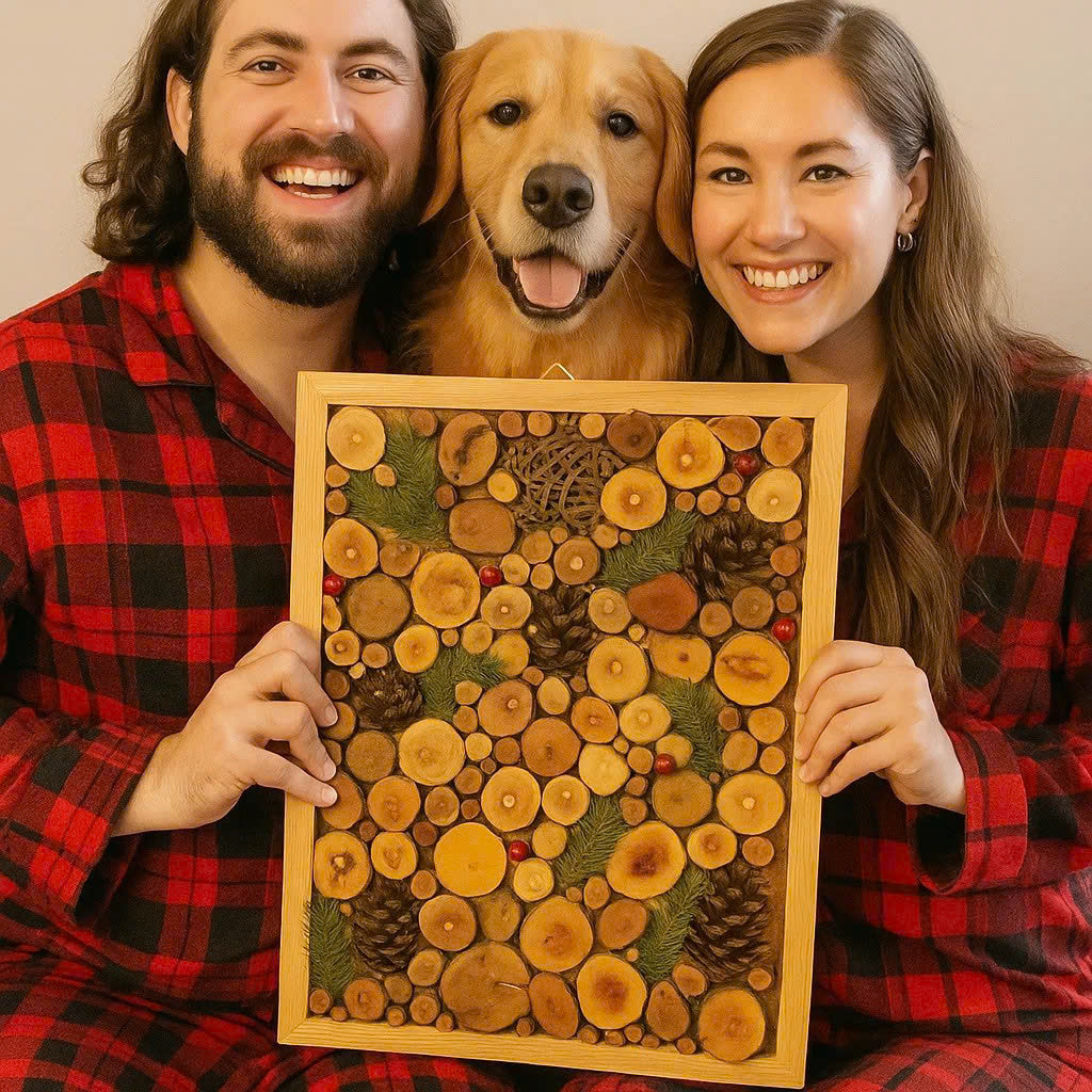 Christmas Vibes - Wooden Wall Art - Christmas Gift For Mom, Dad, Sisters, Brothers