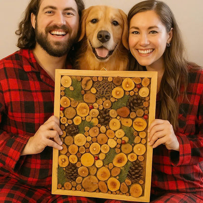 Christmas Vibes - Wooden Wall Art - Christmas Gift For Mom, Dad, Sisters, Brothers